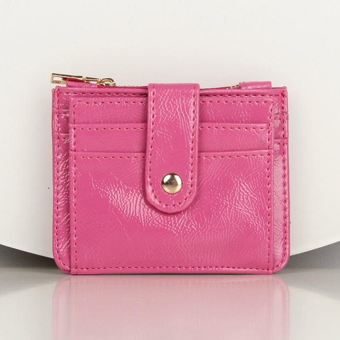 Zoozie Bags Billetera de Cuero Rosa